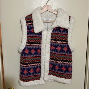 Johnny was Sherpa knit vest